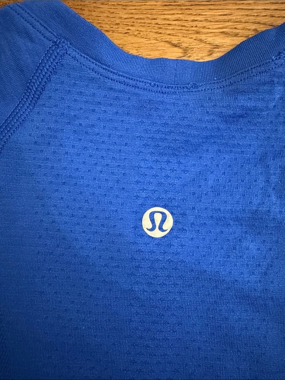 Lululemon Electric Blue Swiftly hip length Top